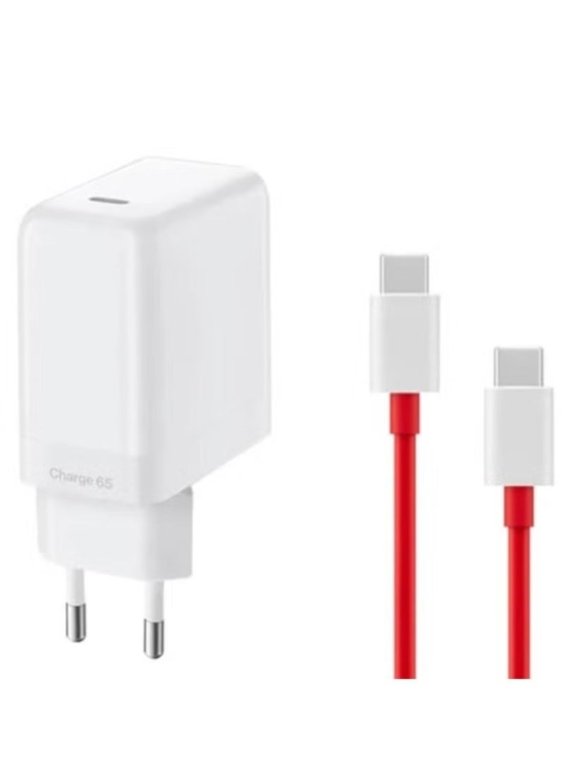 65W Charger with USB-C to USB-C Cable