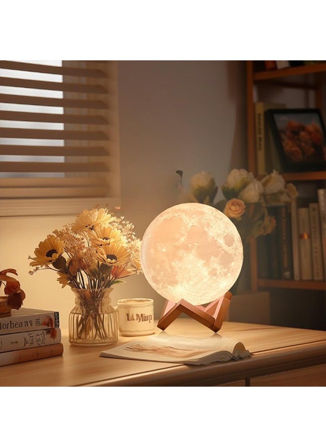 Ramadan Moon Lamp with Upgrade 16 Colors Moon Decorations Lights, Stand & Remote & Touch Controller