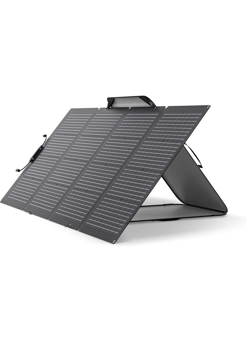 EF ECOFLOW 400W Portable Solar Panel, Foldable, Durable, Complete with an Adjustable Kickstand Case, Waterproof IP68 for Outdoor Adventures