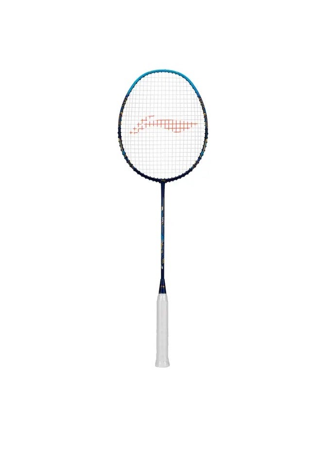 AIR-FORCE 77 G3 Carbon Fibre Unstrung Badminton Racket With Free Full Cover (Navy/Blue/Gold)