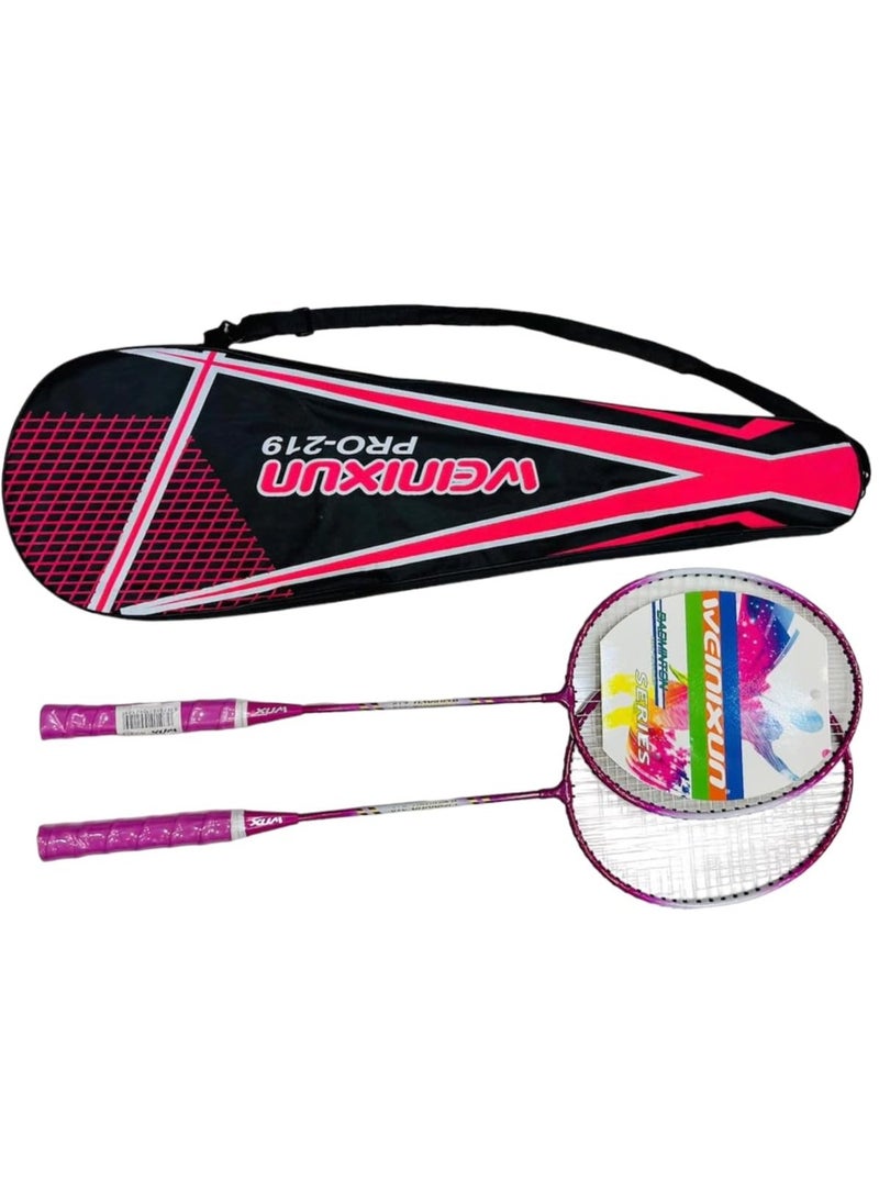 Badminton Racket 219 2 PCS with cover