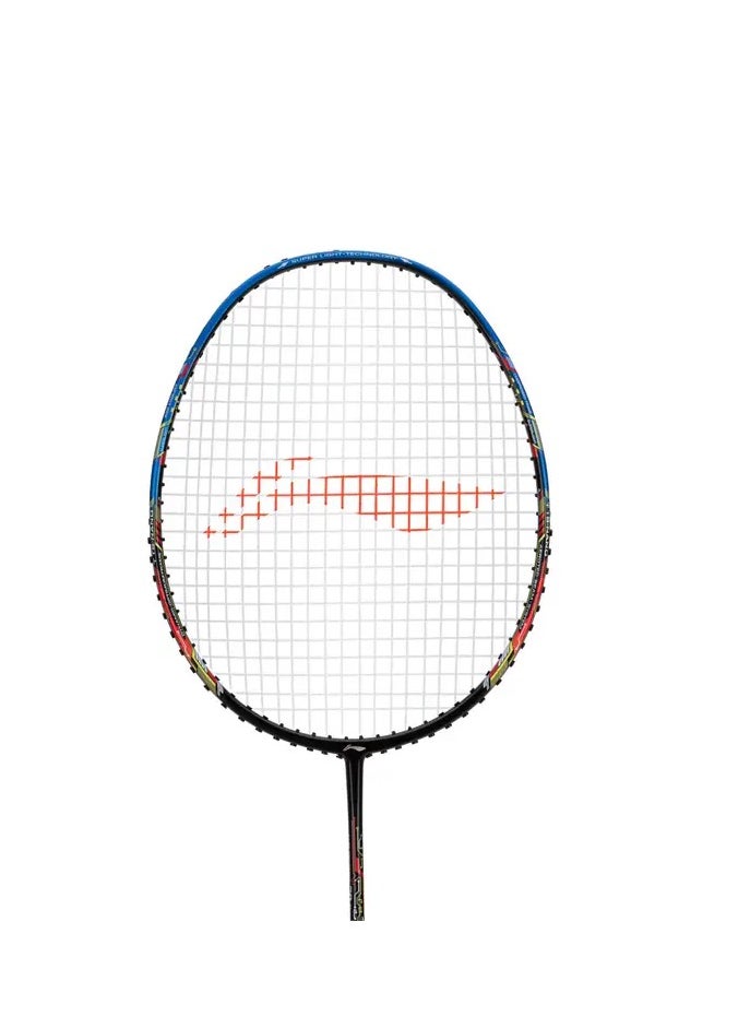 AIR-FORCE 79 G3 Carbon Fibre Unstrung Badminton Racket With Free Full Cover ( Black/Blue/Red)