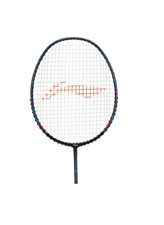 AIR-FORCE 79 G3 Carbon Fibre Unstrung Badminton Racket With Free Full Cover (Charcoal/Grey/Blue)