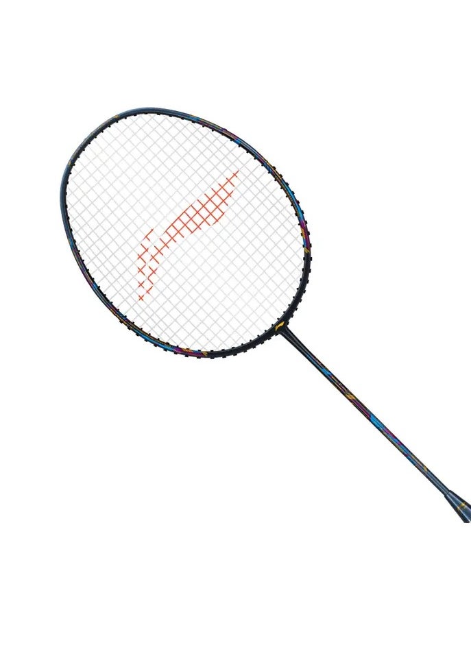 AIR-FORCE 79 G3 Carbon Fibre Unstrung Badminton Racket With Free Full Cover (Charcoal/Grey/Blue)