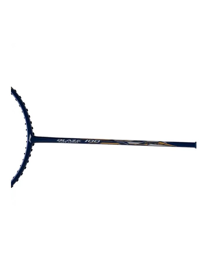 Blaze 100 (84) Unstrung Badminton Racket (Navy/White/Gold)