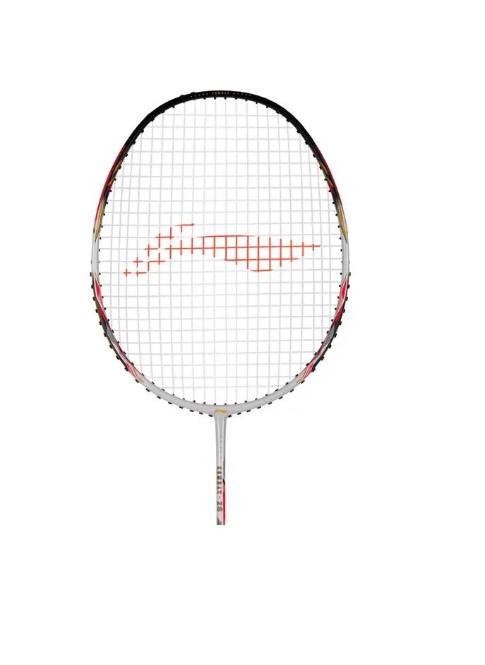 Combat Z8 Carbon Fibre Unstrung Badminton Racket With Free Full Cover (White/Black/Orange/Red)