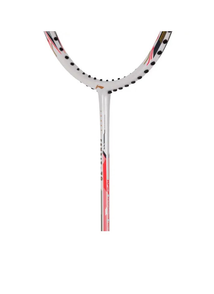 Combat Z8 Carbon Fibre Unstrung Badminton Racket With Free Full Cover (White/Black/Orange/Red)