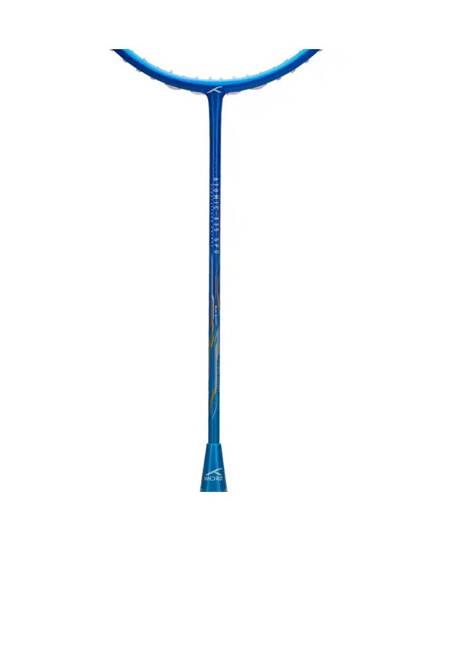 Atomic-X 35 Spd-Strung Badminton Racket With Full Cover (Navy/Blue)