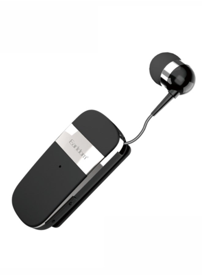 Earldom Multi-Function Clip-On In-Ear Wireless Headset, Black White - BH105