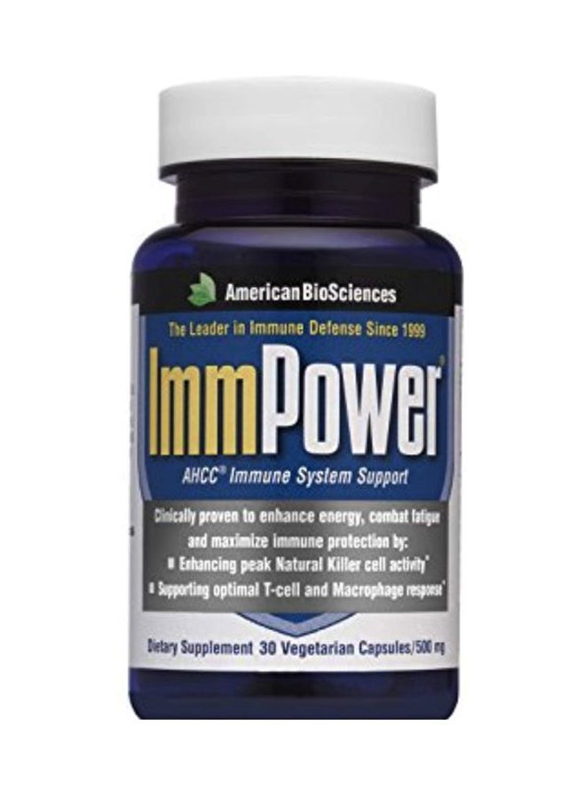 ImmPower AHCC Dietary Supplement 500mg - 30 Capsules