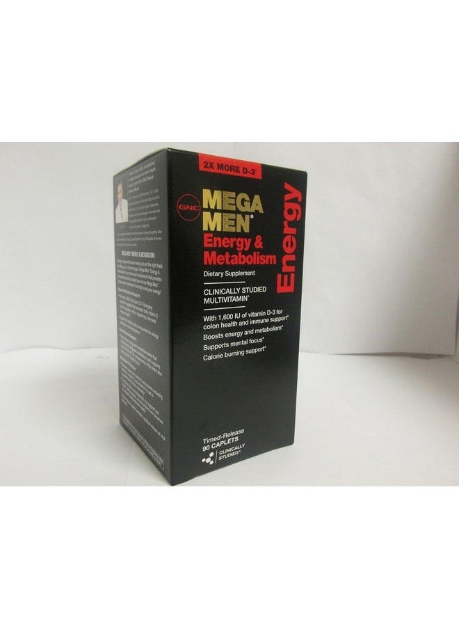 GNC Mega Men Energy & Metabolism Dietary Supplement Capsule