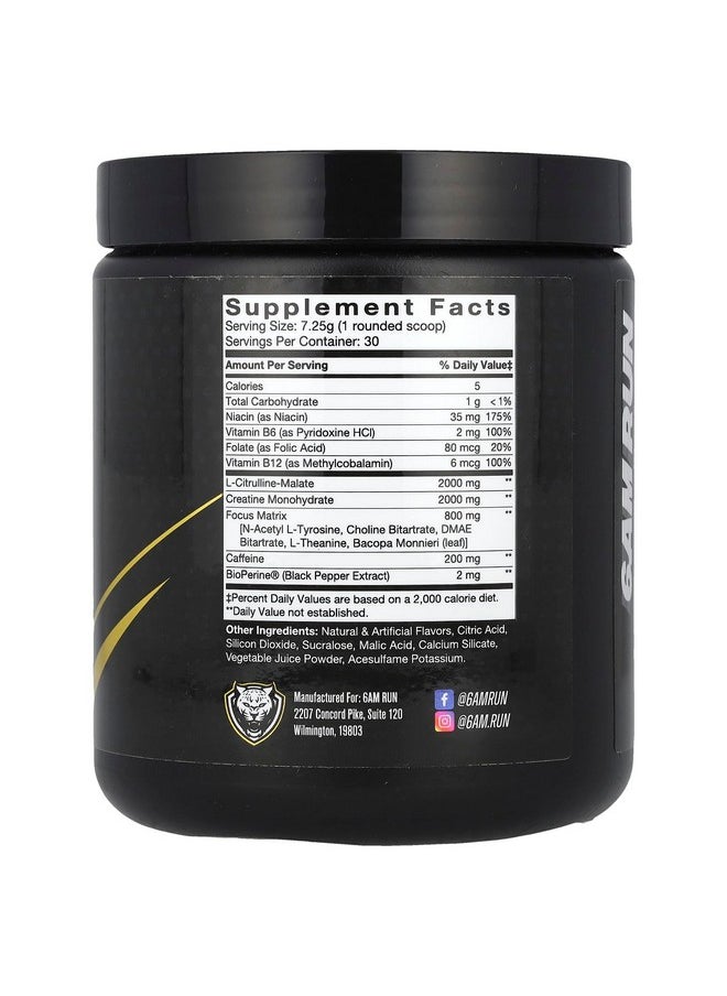 6AM Run - Pre Workout Supplement Pre Sprint Run - Amino Energy Lemonade - Pre Workout for Runners - Pre Workout Runners - Runners Supplements - Best Pre Workout Supplement for Running - 30 Scoops