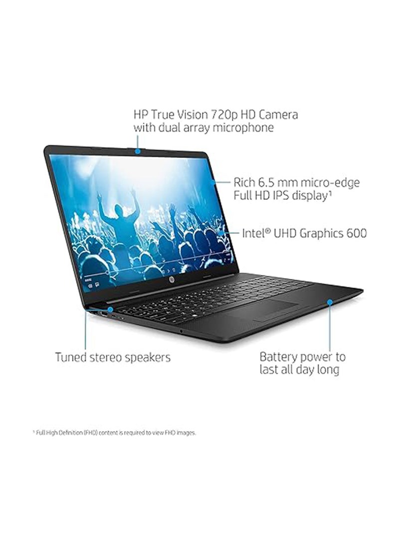 HP 15 15.6-Inch Display, Celeron N4020 Processor/8GB RAM/256GB SSD/Intel UHD Graphics/Windows 11 Home English ‎Black