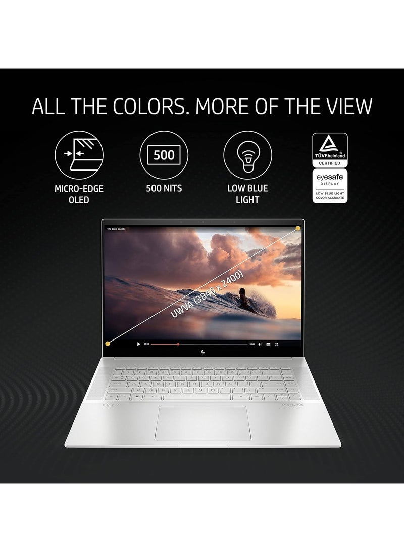 2025 Newest Slim Envy Laptop With 16-Inch Display, 12th Generation Core i7-12700H Processor/32GB RAM/1TB SSD/Intel ARC Graphics/Windows 11 English/Arabic SIlver