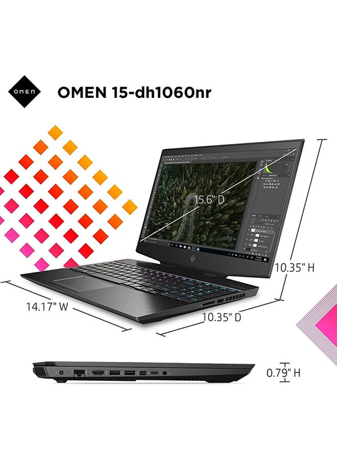 Renewed - Omen 15T Gaming Laptop With 15.6-inch Display, Intel Core i7 Processor/10th Gen/64GB RAM/1TB SSD+HDD/8GB Nvidia Geforce RTX 2070 Max-Q Graphics Black