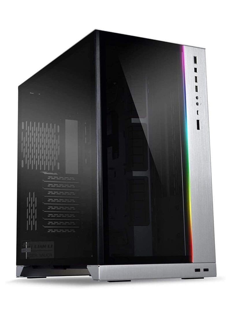 Lian Li O11 Dynamic XL ROG Certified ATX Full Tower Gaming Computer Case - Silver