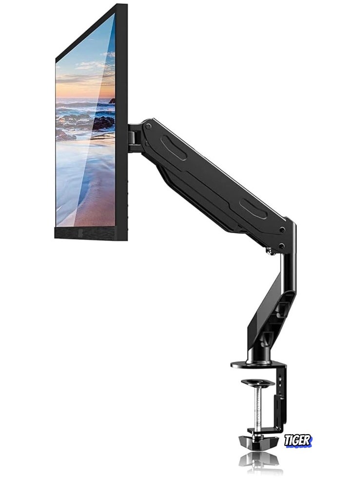 17-27 Inch LCD Monitor Stand with Gas Spring, 360° Rotatable, Height Adjustable Swivel, VESA 75x75/100x100mm - MD81 Monitor Arm for Ergonomic Workspace Setup