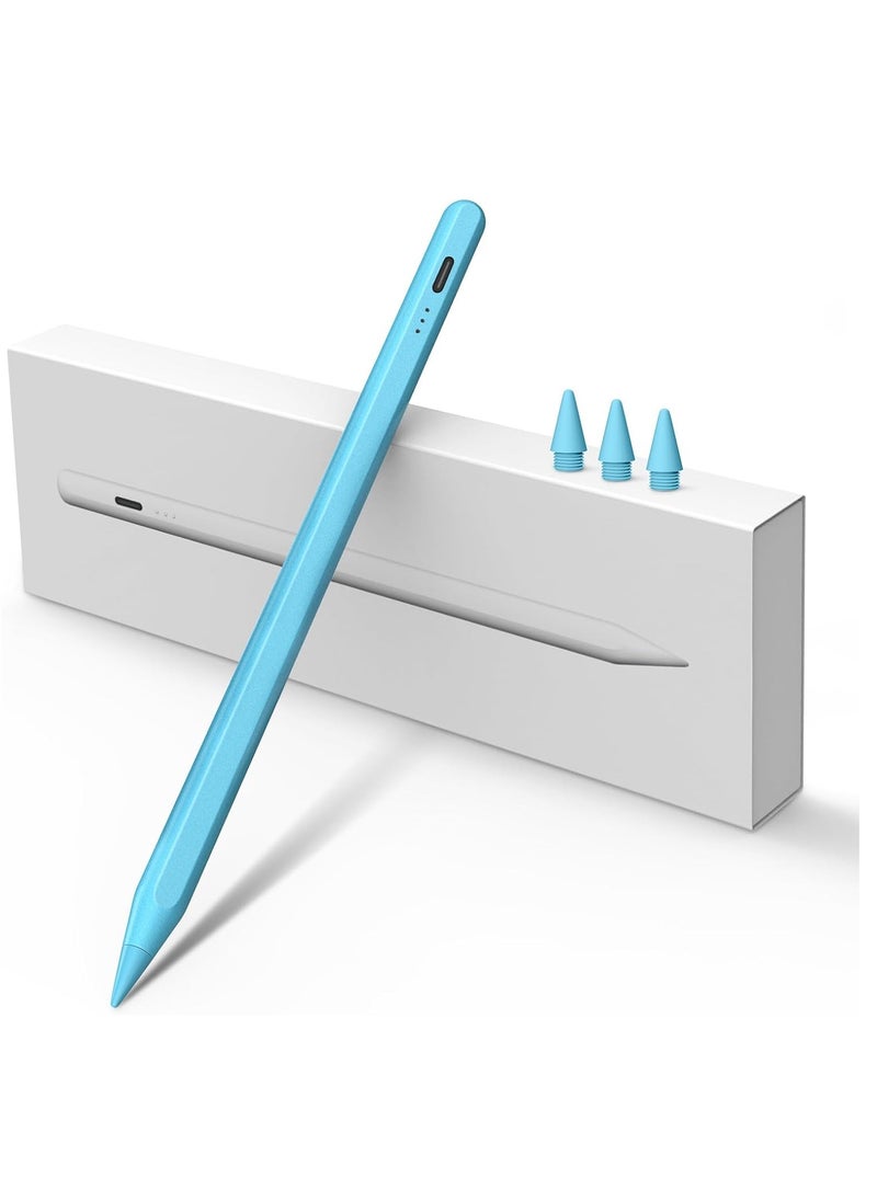 Stylus Pen for iPad W/Palm Rejection Tilt Sensitivity,13 Mins Fully Charged, Active Touch Screen Apple Pencil Compatible W/iPad 6/7/8/9/10,iPad Pro12.9&11