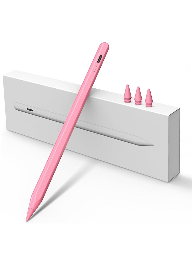 Stylus Pen for iPad W/Palm Rejection Tilt Sensitivity,13 Mins Fully Charged, Active Touch Screen Apple Pencil Compatible W/iPad 6/7/8/9/10,iPad Pro12.9&11