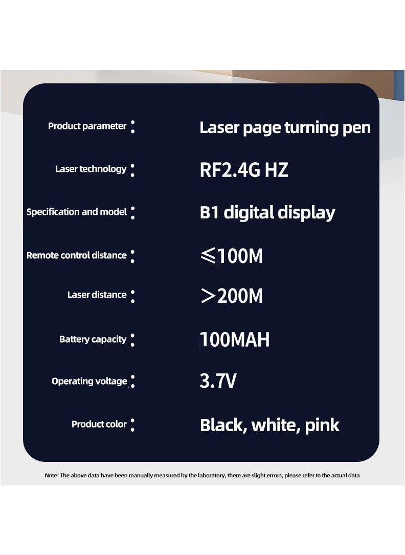 Professional LED Digital Display Power Point pointer with safety pouch