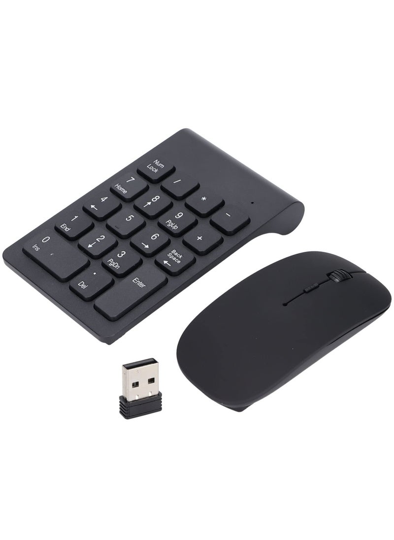 Number Pad, 1200 DPI Responsive Mouse and Number Pad 18 Keys Numeric Keypad and Mouse Combo