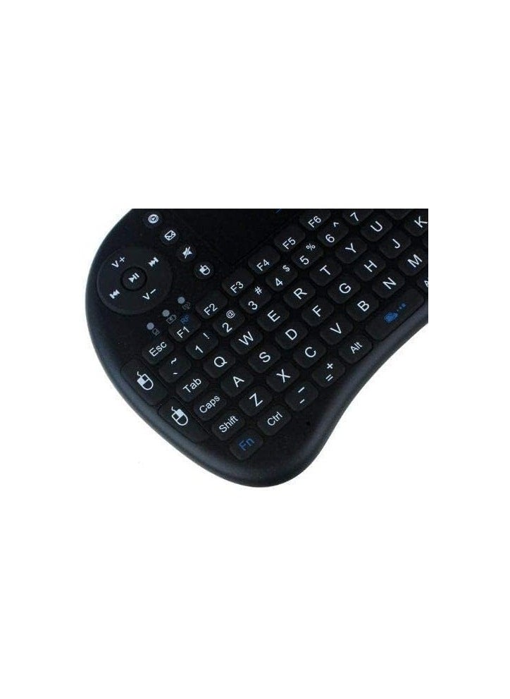 i8 Mini 2.4GHz Wireless Keyboard Touchpad Gaming Mouse - BLACK for PC,Google TV Box,Android TV