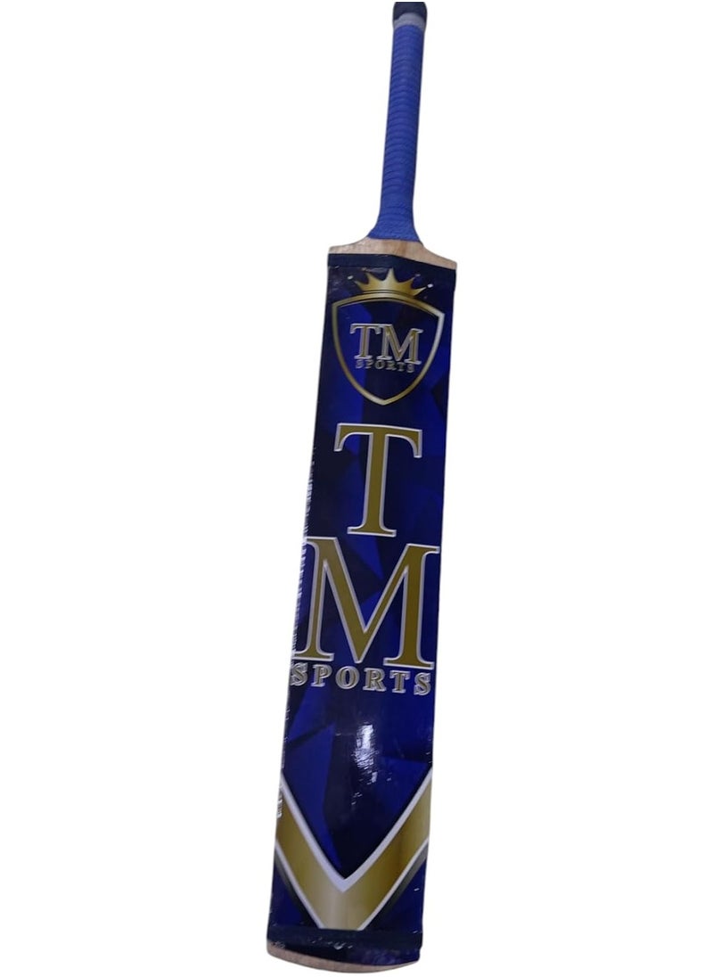 TM sports tennis ball - tape ball cricket bat with cover