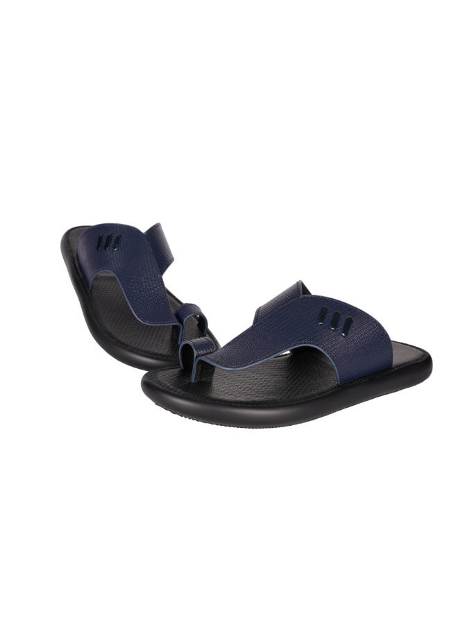 008-3412 Barjeel Uno  Mens Arabic Sandals 6843-9A Blue