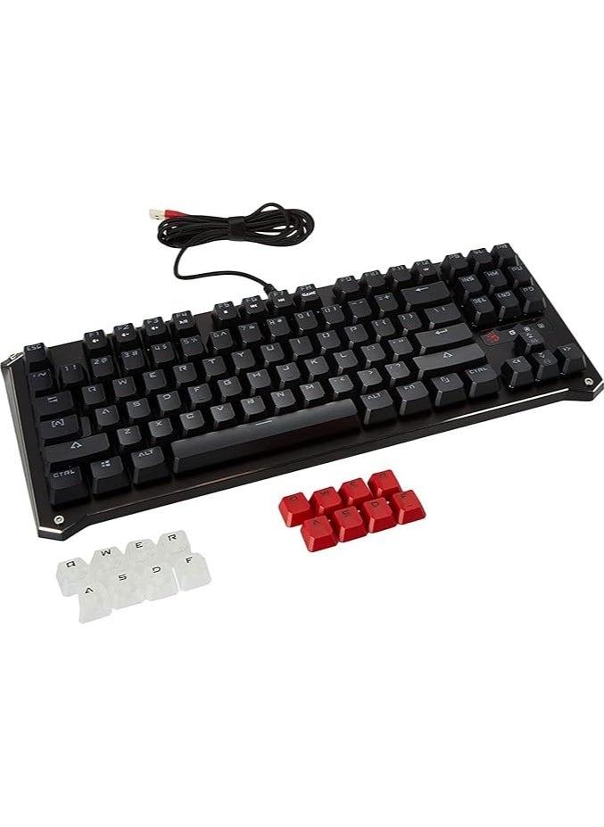 Mechanical Keyboard B930 RGB Tenkeyless Light Strike Libra Optical Keyboard, LK Sound Creator Tech, Zero-Lag Response, Self-Customize RGB Animation, Spill-Resistant Nano-Coating