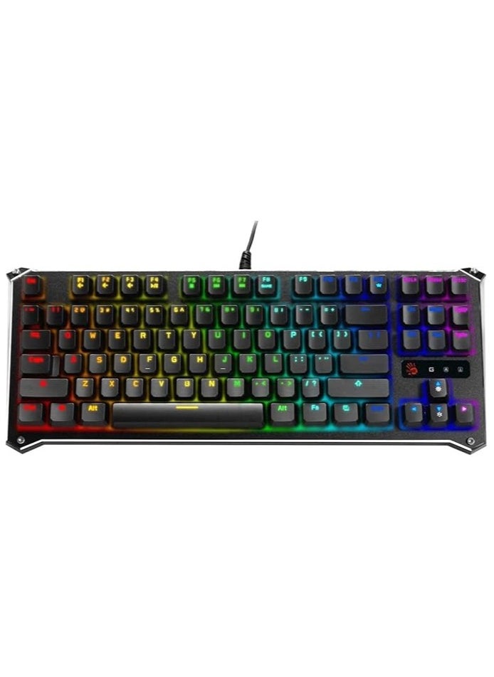 Mechanical Keyboard B930 RGB Tenkeyless Light Strike Libra Optical Keyboard, LK Sound Creator Tech, Zero-Lag Response, Self-Customize RGB Animation, Spill-Resistant Nano-Coating