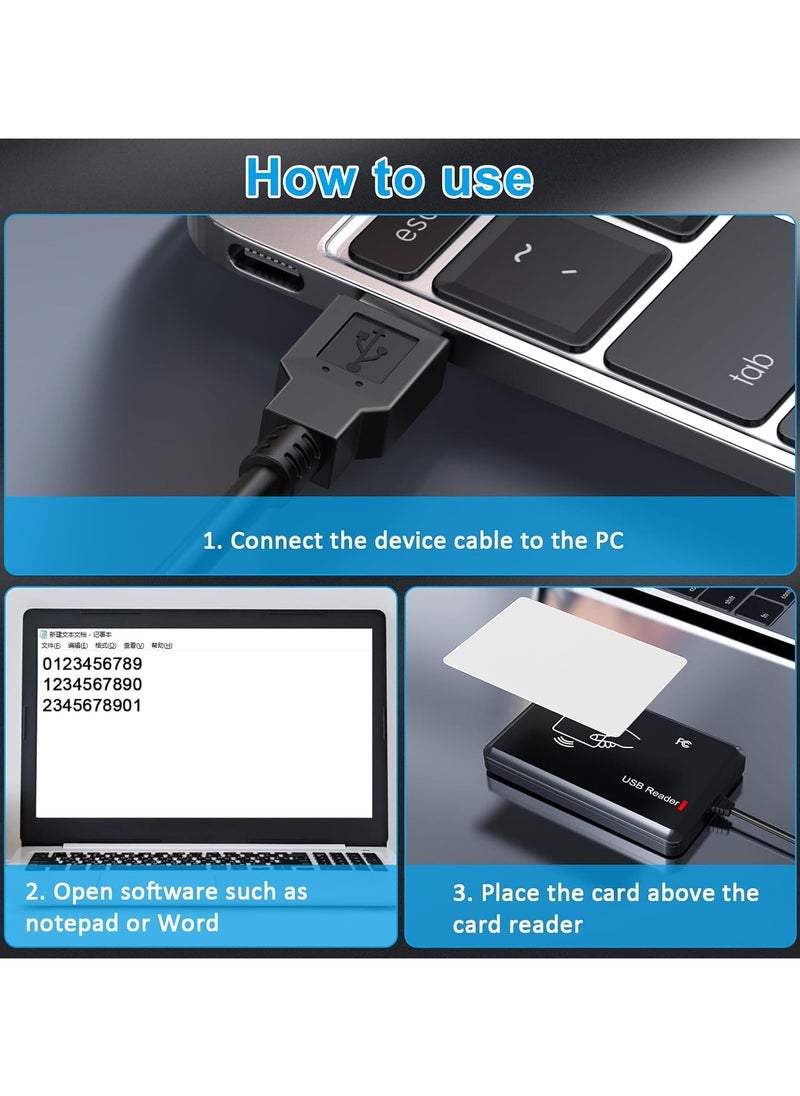 125 Mhz RFID USB Reader with 1 Year Warranty