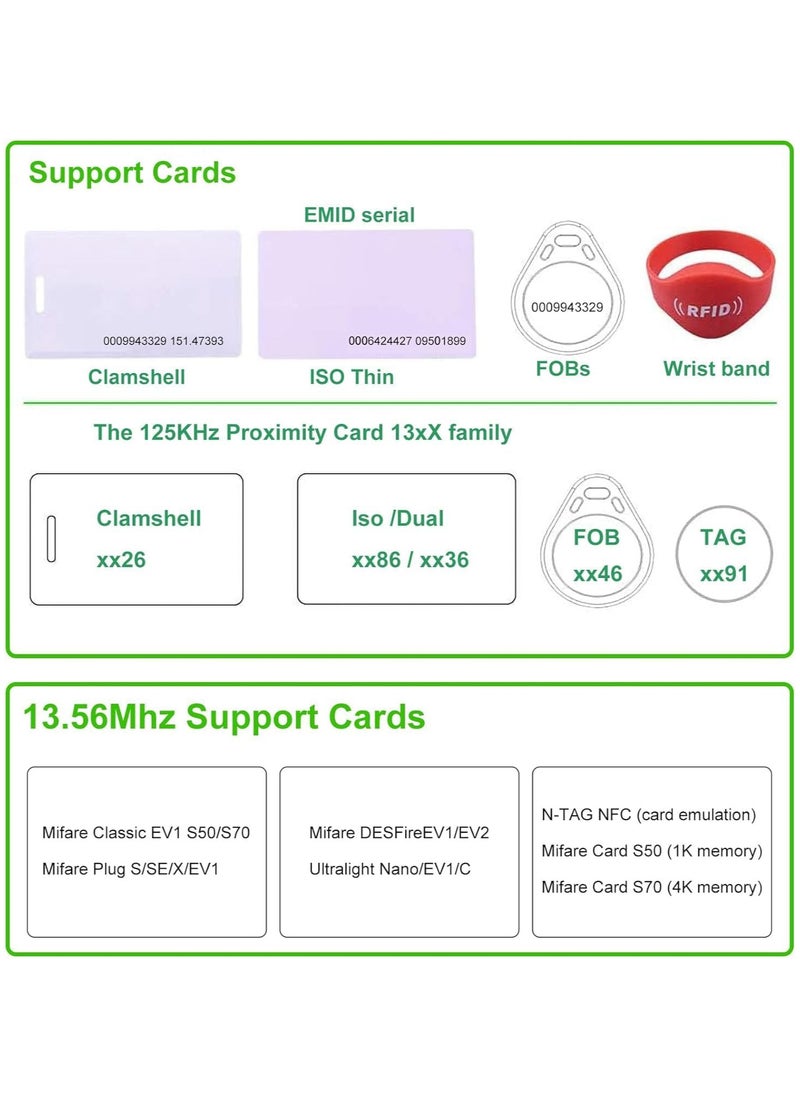 13.56 Mhz RFID USB Reader With 1 Year Warranty