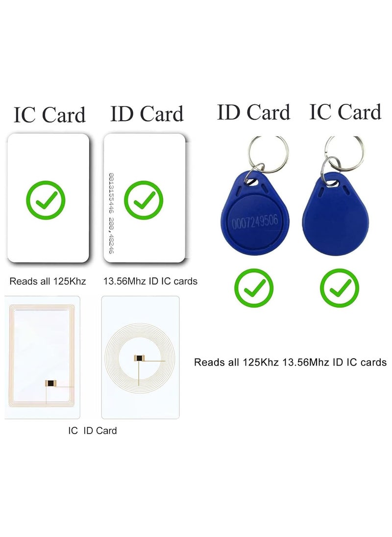 Dual Frequency [13.56 Mhz, 125Khz] USB RFID Reader With One Year Warranty