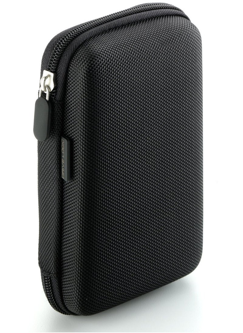 DL-64-BK Portable EVA Hard Drive Carrying Case Pouch, Black