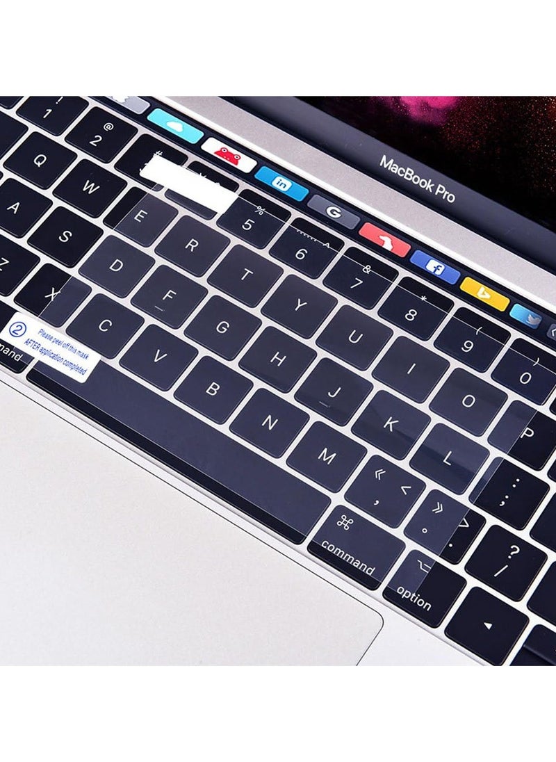 2 Pack for MacBook Pro 13inch Touch Pad Clear Protector Track Pad Cover Unti-Scratch Unti-Water for MacBook Pro 13