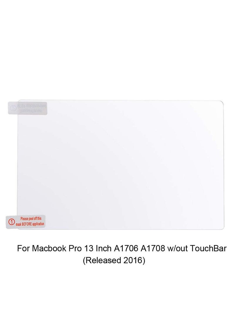 2 Pack for MacBook Pro 13inch Touch Pad Clear Protector Track Pad Cover Unti-Scratch Unti-Water for MacBook Pro 13