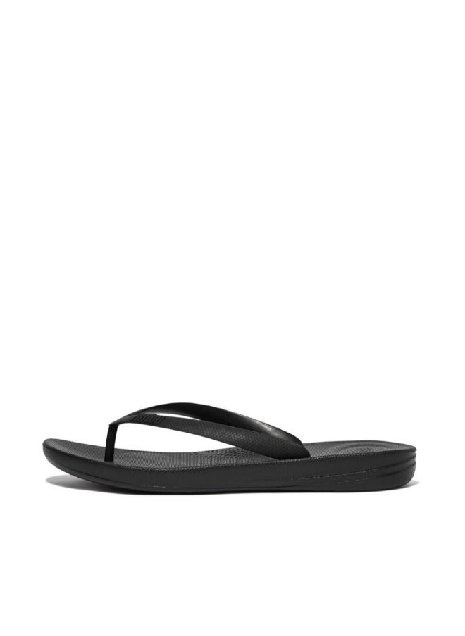 049-817 Fitflop Men Sandals Iqushion Ergonomic Flipflops - Black J80-001