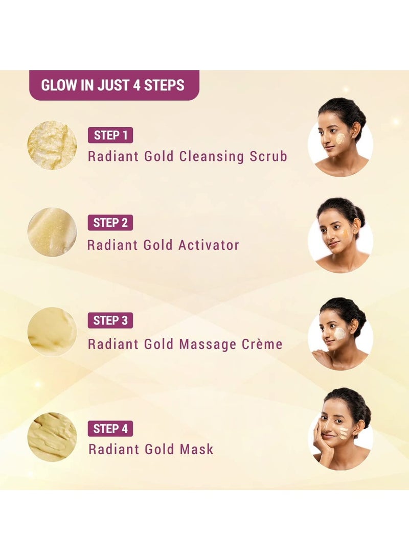 Lotus Herbals Radiant Gold Cellular Glow 1 Facial Kit