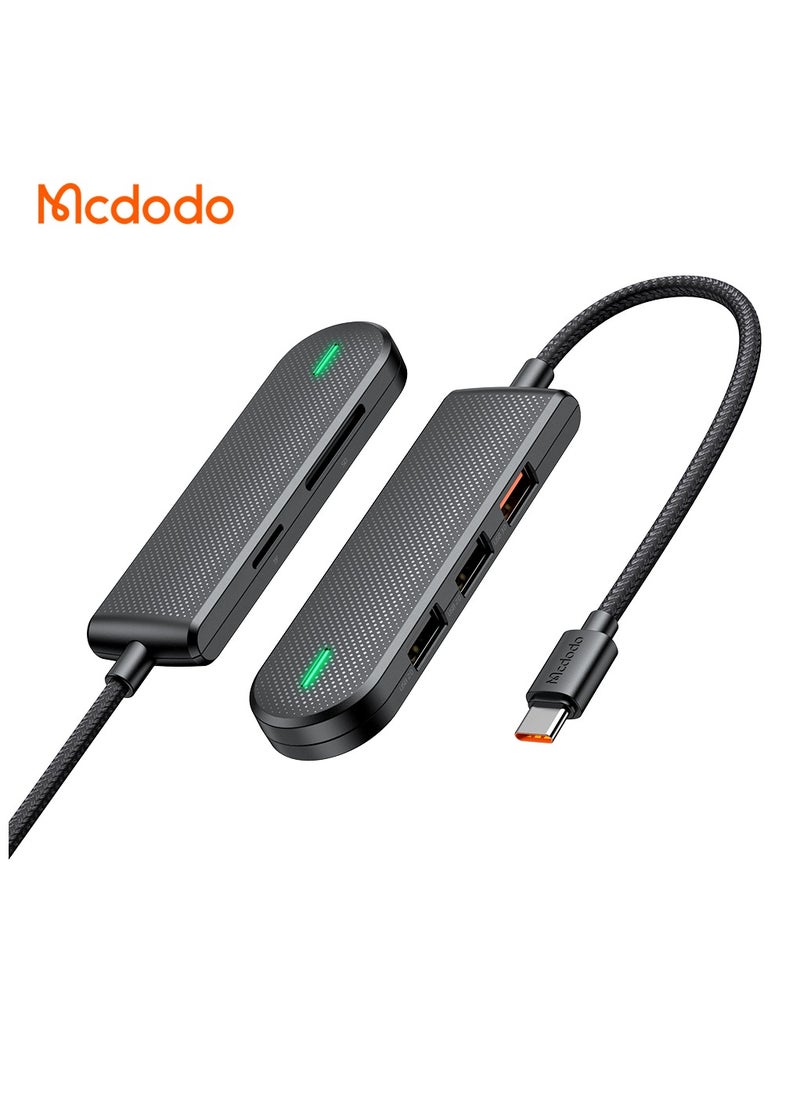 USB C Hub With 100W PD Charging Type C to HDMI 4K At 30Hz Adapter USB Hub 30 5Gbps Data Transfer Ports Compatible For MacBook Pro Air M3 M2 M1 iPad Pro M4 iPhone 16 15 Pro Pro Max Lenovo Dell HP