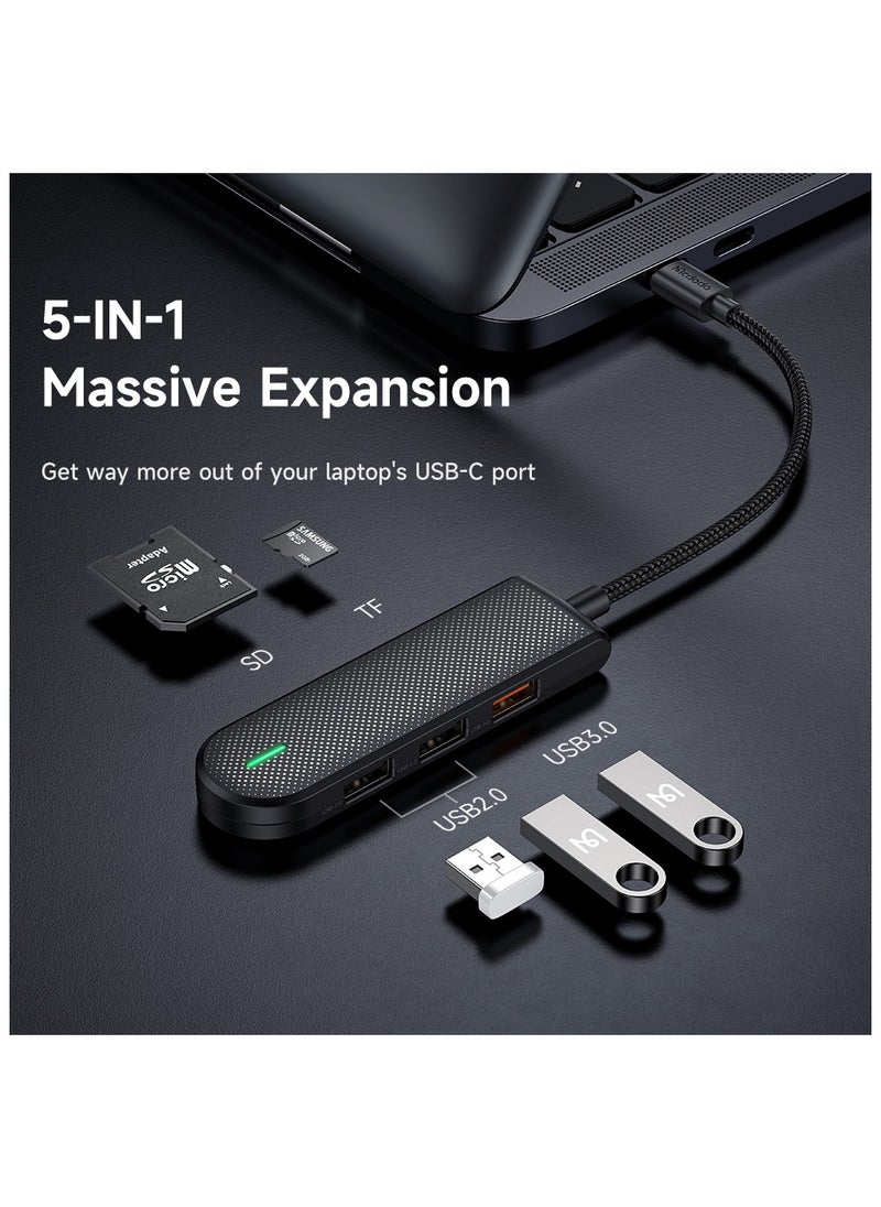 USB C Hub With 100W PD Charging Type C to HDMI 4K At 30Hz Adapter USB Hub 30 5Gbps Data Transfer Ports Compatible For MacBook Pro Air M3 M2 M1 iPad Pro M4 iPhone 16 15 Pro Pro Max Lenovo Dell HP