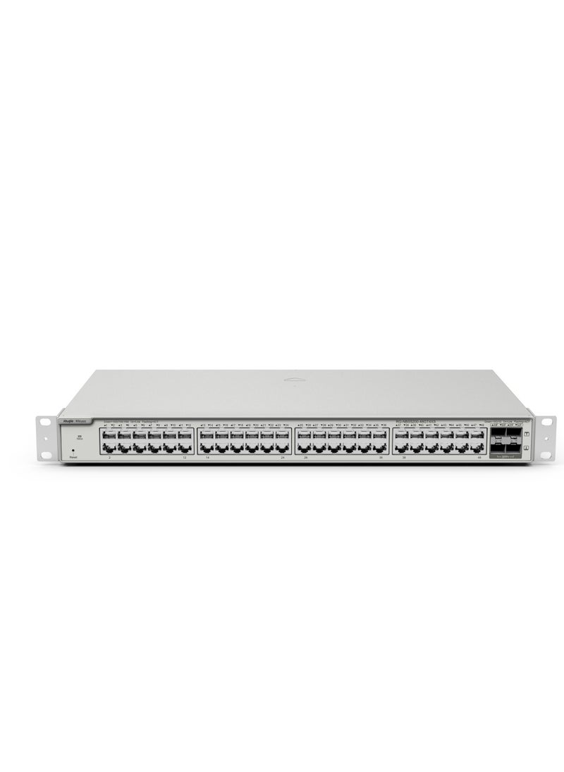 RG-NBS5200-48GT4XS-UP, 48-port Gigabit Layer 3 PoE Switch