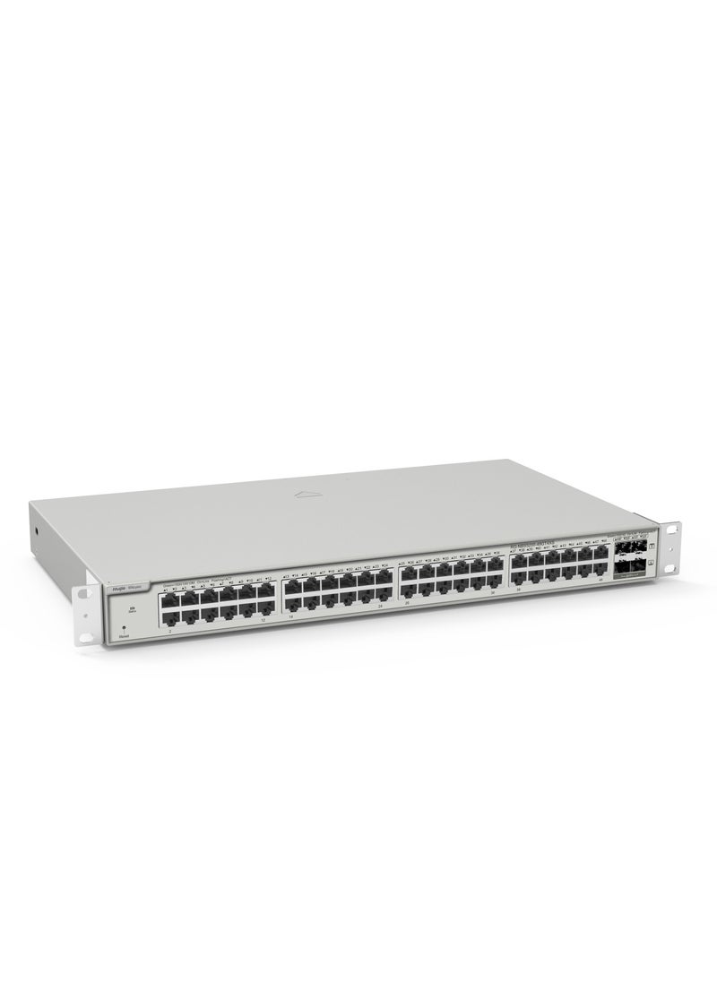 RG-NBS5200-48GT4XS-UP, 48-port Gigabit Layer 3 PoE Switch