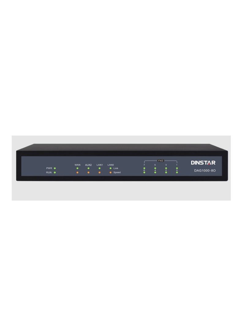 Dinstar DAG1000-8O FXO Analog VoIP Gateway Simple Operation