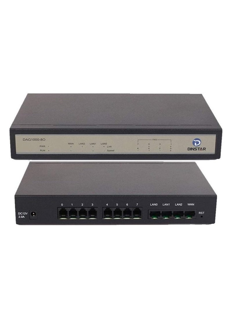 Dinstar DAG1000-8O FXO Analog VoIP Gateway Simple Operation