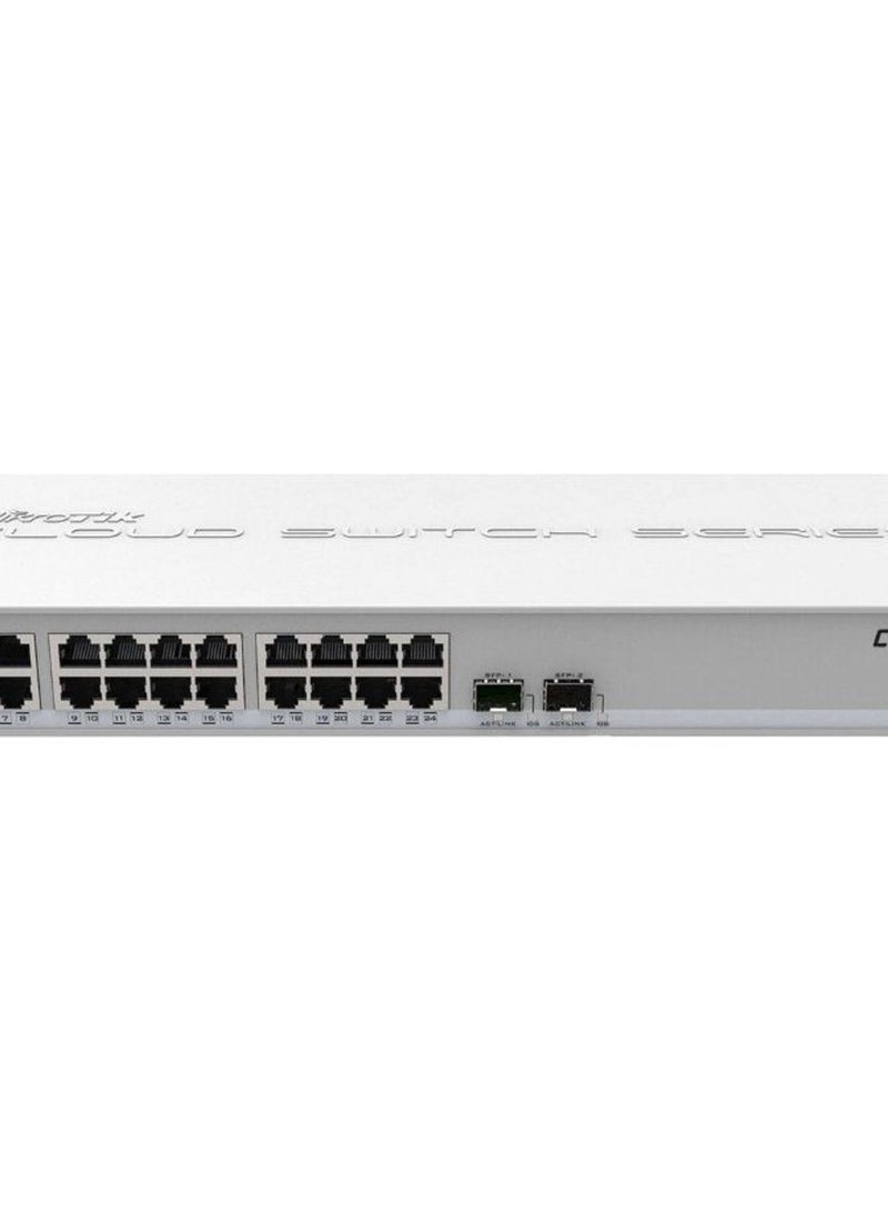 326-24G-2S+RM 24-Port Gigabit Networking Switch White