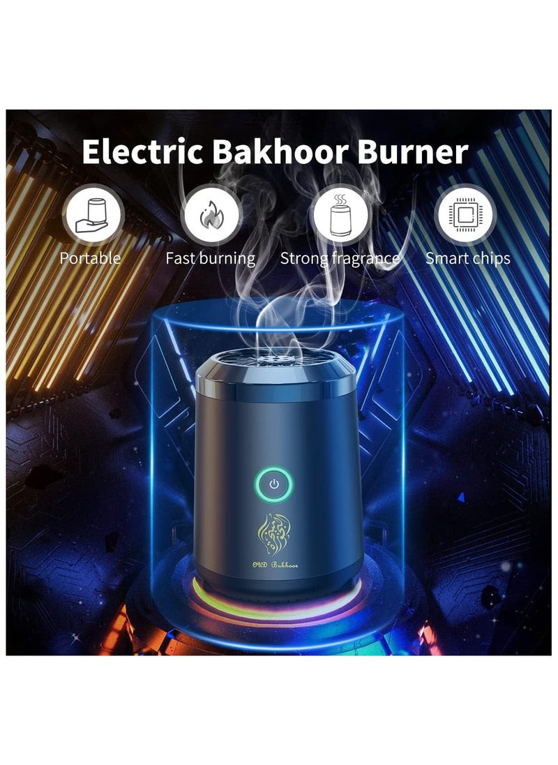 OUD Bukhoor Electric Incense Burner, Arabic Aroma Diffuser, Rechargeable Bakhoor Burner