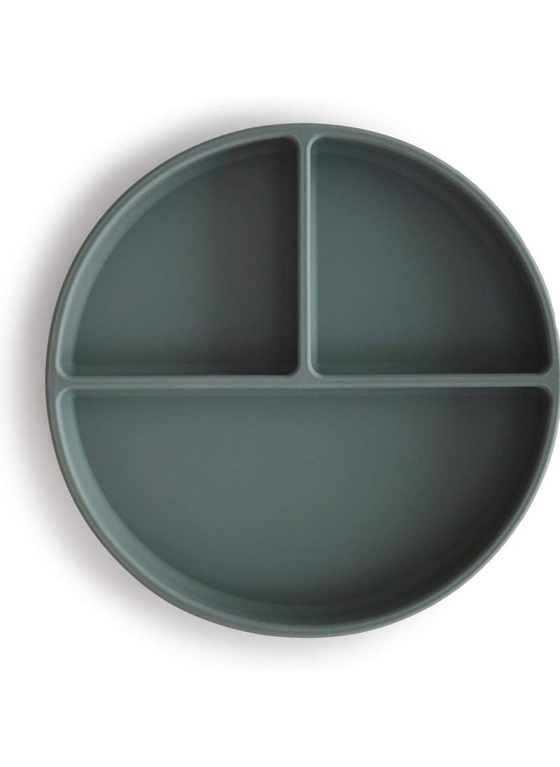 Silicone Suction Plate | BPA-Free Non-Slip Design (Dark Blue)