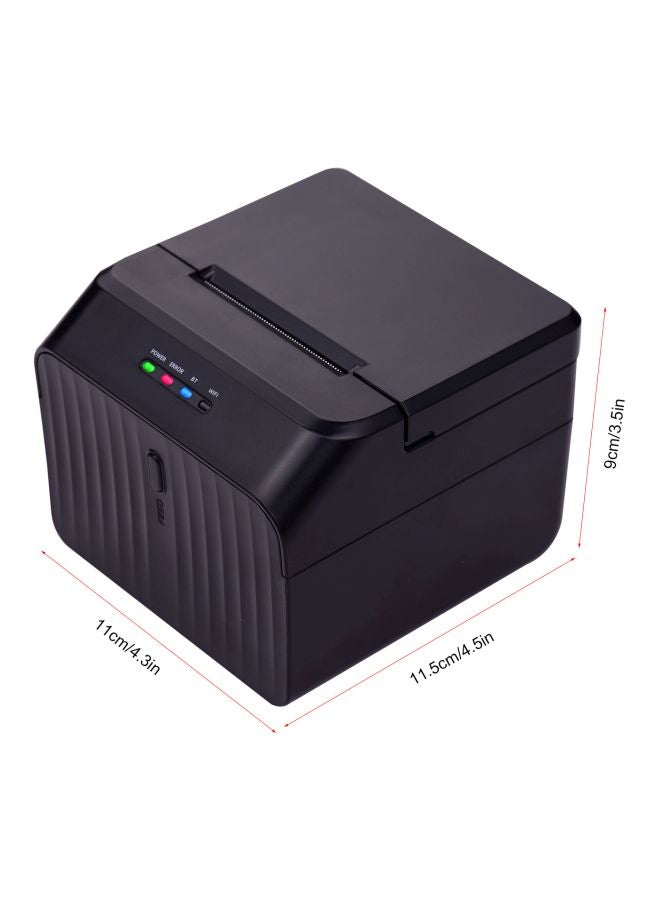 Thermal Barcode Receipt Printer Black