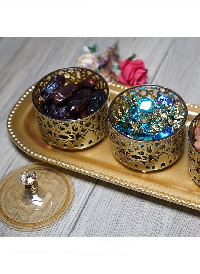 Ramadan Decorations for Home,Ramadan Decorations Convenient Cleaning Middle Eastern Candy Tray Sophisticated Candy Display Holder