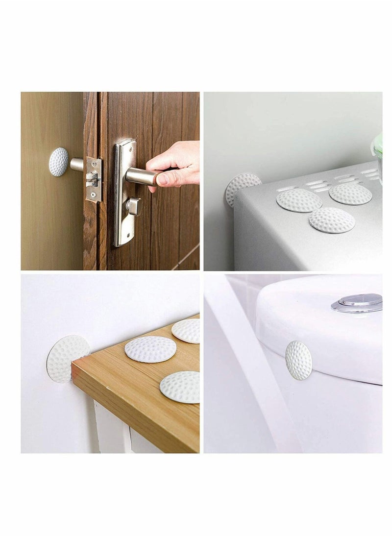 Door Handle Bumper, Self-Adhesive Wall Protector, Door Knob Wall Shield Rubber Buffer Crash Pads Door Stoppers, for Furniture Crafts Glass Table,6 Piece